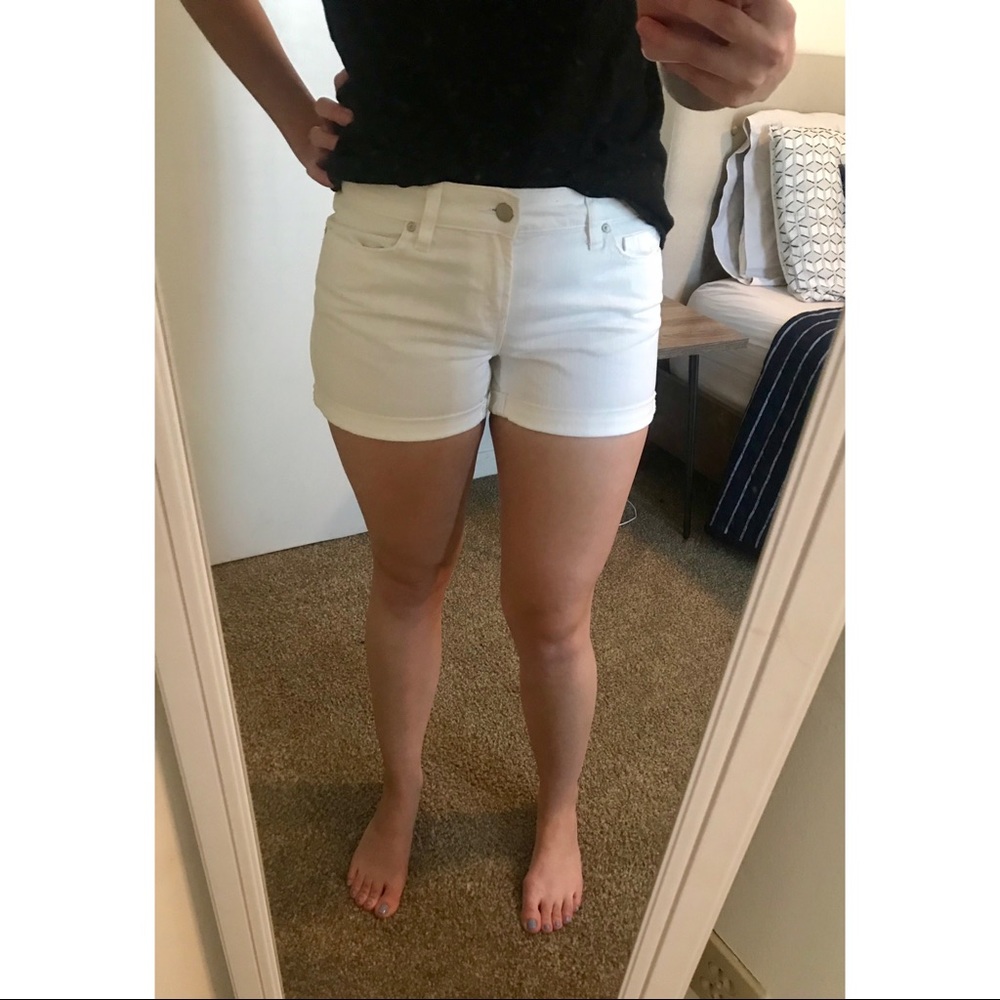 Gap White Denim Shorts